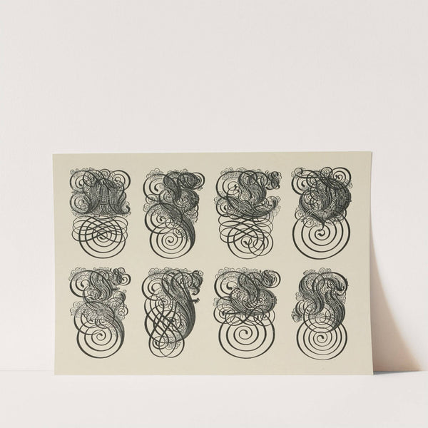 German Gothic Initials by Frank Chouteau Brown