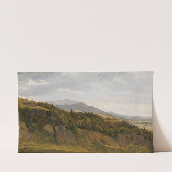 German Landscape with View towards a Broad Valley (ca. 1829–30) by Fritz Petzholdt