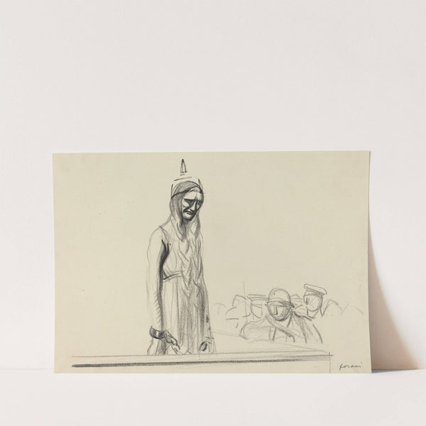 Germania before the Judges (c. 1914-1919) by Jean-Louis Forain