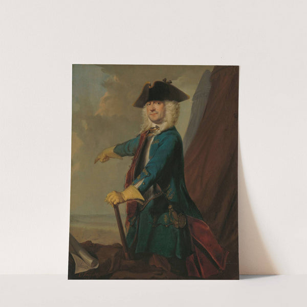 Gerrit Sichterman (1688-1730). Quartermaster-General of the Cavalry, Colonel of the Oranje-Groningen Infantry Regiment, Commandant of Grave (1725) by Cornelis Troost