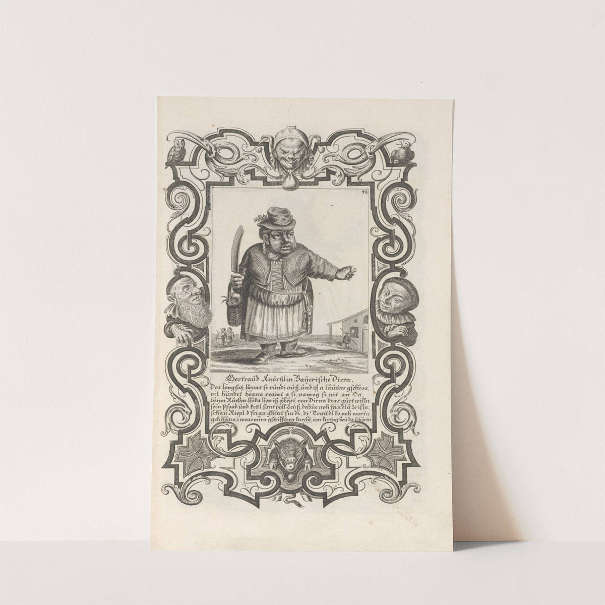 Gertraud Knörtzlin, Bayerische Diern, Pl. 42 (1710-1719) by Elias Baeck