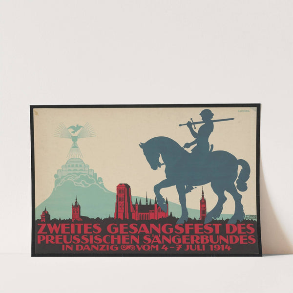 Gesangsfest des preußischen Sängerbundes in Danzig (1914) by Julius Klinger