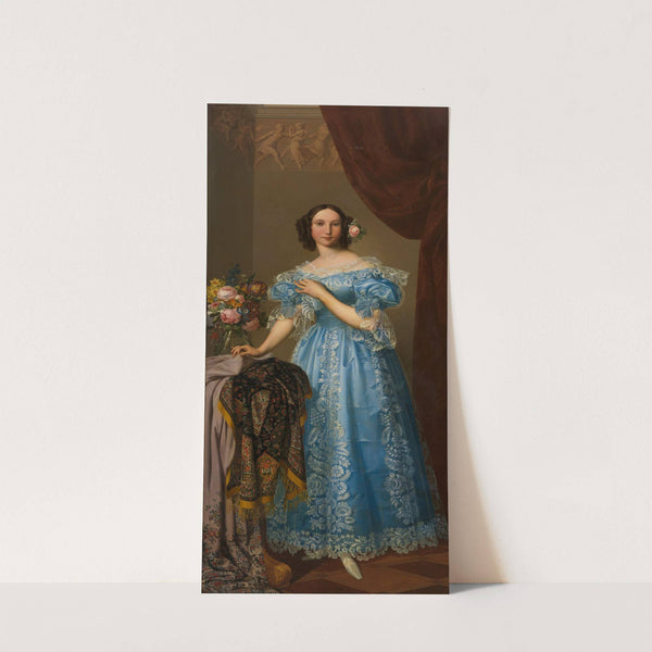 Geschäftsschild der Modewarenhandlung ‘Zur Französin’ im Trattnerhof, Wien 1, Goldschmiedgasse 9 (1839) by Josef Ziegler