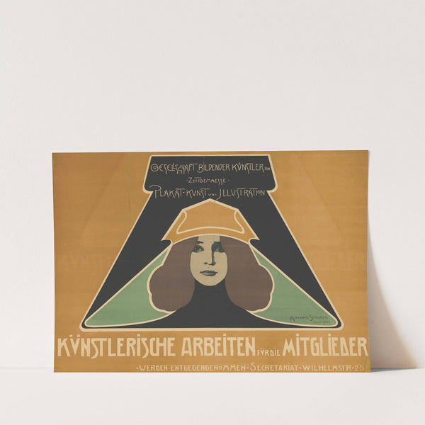 Gesellschaft Bildender Künstler für zeitgemäße Plakat-Kunst und Illustration (1901) by Alexander Schindler