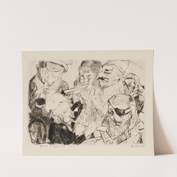 Gesichter Pl.03 (1914-1918) by Max Beckmann