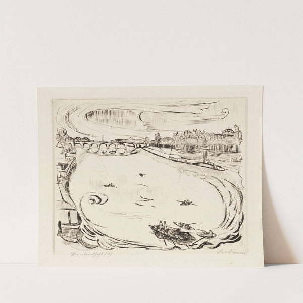 Gesichter Pl.10 (1914-1918) by Max Beckmann