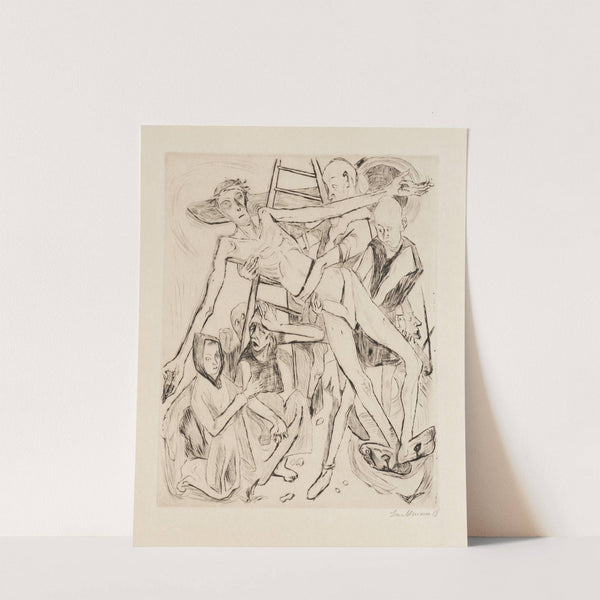 Gesichter Pl.16 (1914-1918) by Max Beckmann