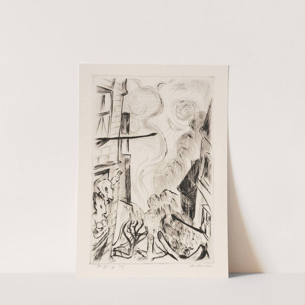 Gesichter Pl.17 (1914-1918) by Max Beckmann