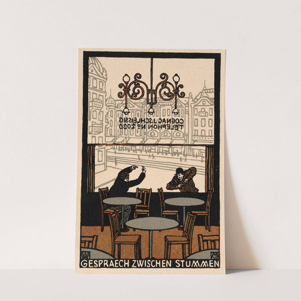 Conversation between Mutes (Gespraech zwischen Stummen) (1907) by Moriz Jung