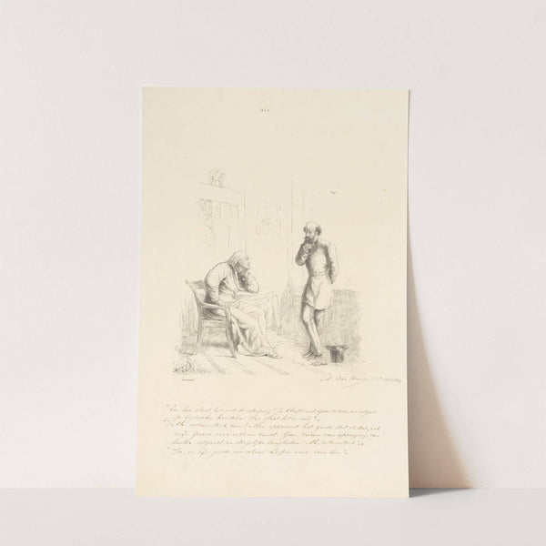 Gesprek tussen oom en neef (1865) by Alexander Ver Huell