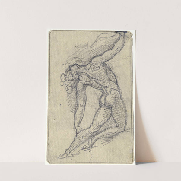 Gestalte in doodsangst by David Humbert de Superville