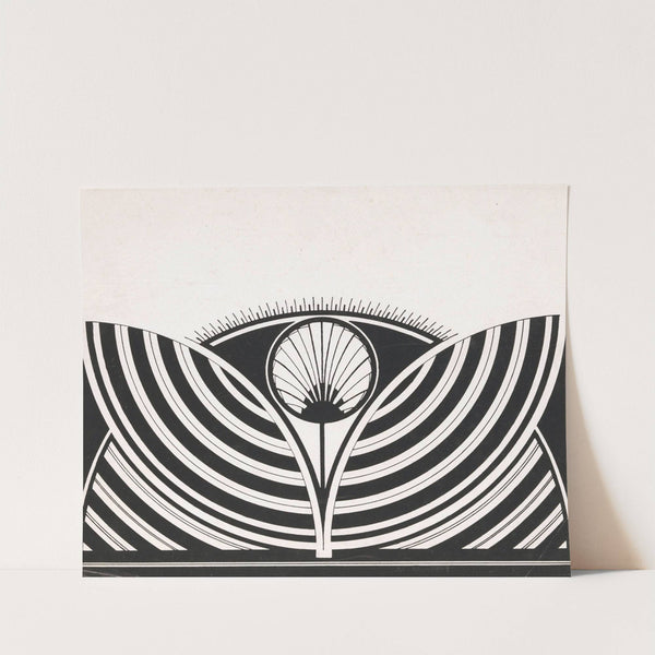 Gestileerd bloemmotief by Samuel Jessurun de Mesquita