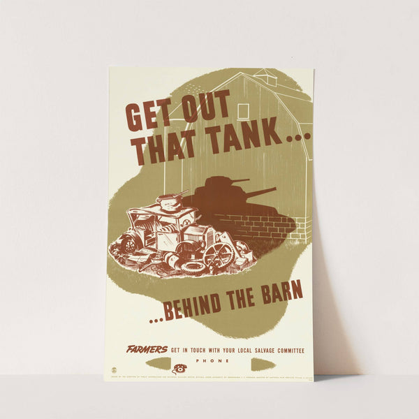 Get Out That Tank…Behind the Barn by Anonymous
