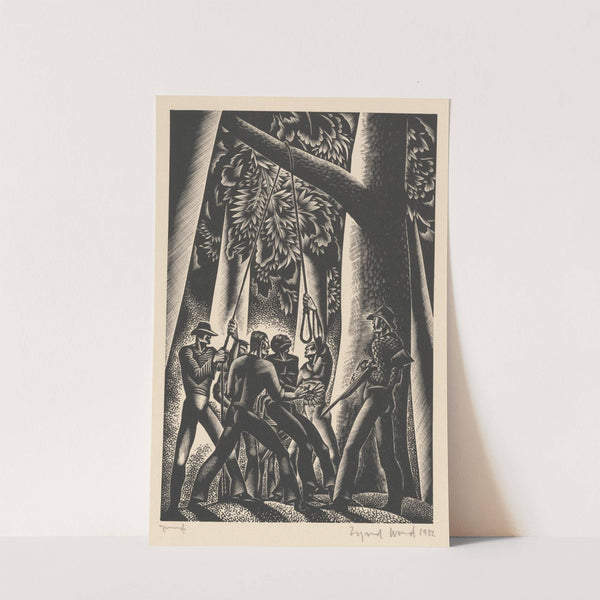 Getting ready for Hanging (Lynching) by Lynd Ward