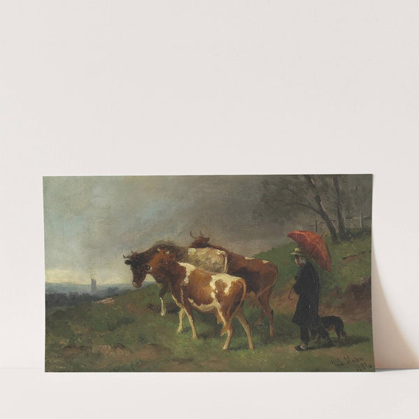 Getting The Cattle Home by William Hahn