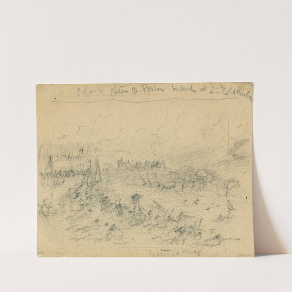 Gettysburg. by Alfred Rudolph Waud