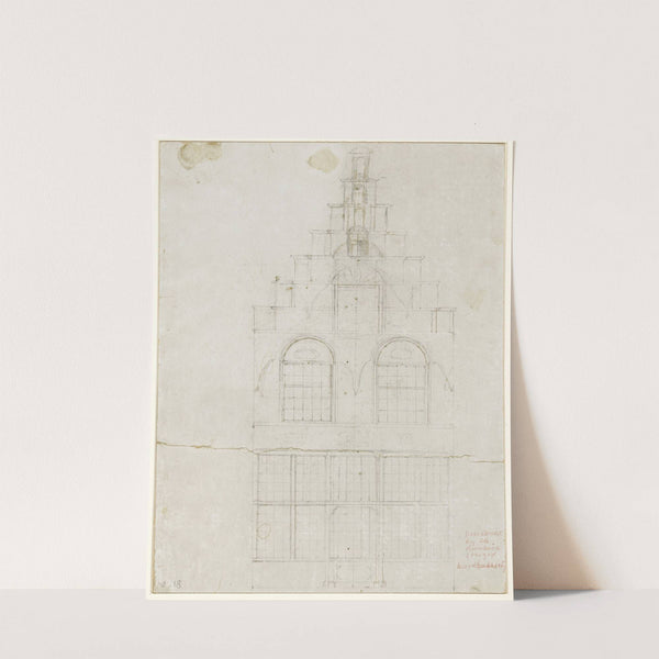 Gevel van de broodbakkerij in de Voorstraat, Dordrecht by Jan Veth