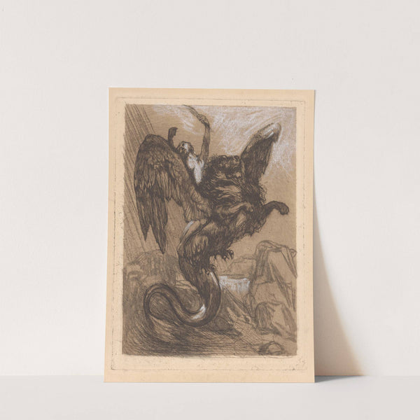 Gevleugelde Chimaera by Johannes Josephus Aarts