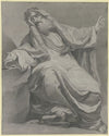 Gewandfigur mit einem Lorbeerkranz