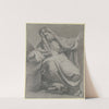 Gewandfigur mit einem Lorbeerkranz by Johann Georg Trautmann
