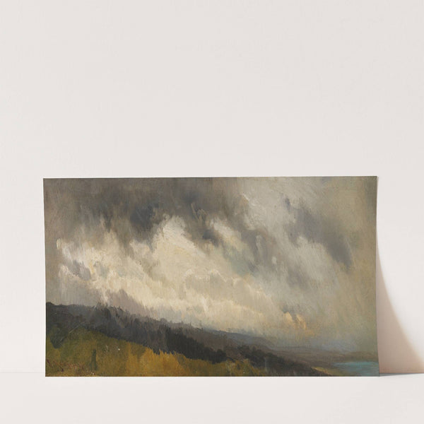 Gewitterstimmung am Chiemsee (1875) by Karl Raupp