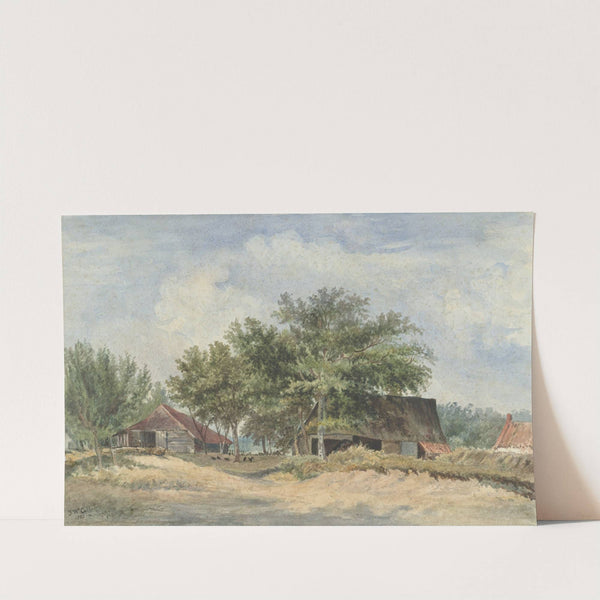 Gezicht bij Appelscha by Johanna Wilhelmina von Stein Callenfels