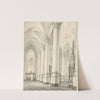 Gezicht in de Nieuwe Kerk te Delft by Johannes Jelgerhuis