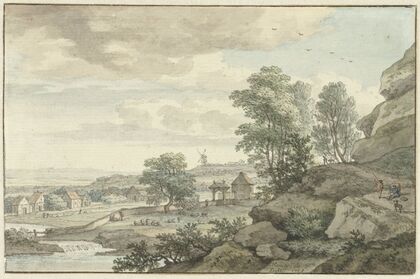 Gezicht in de omgeving van Bentheim