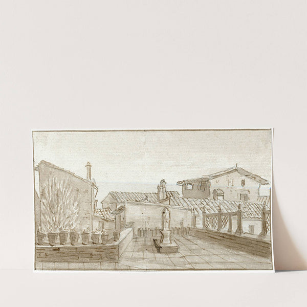 Gezicht in de omgeving van Gerona by Otto Howen