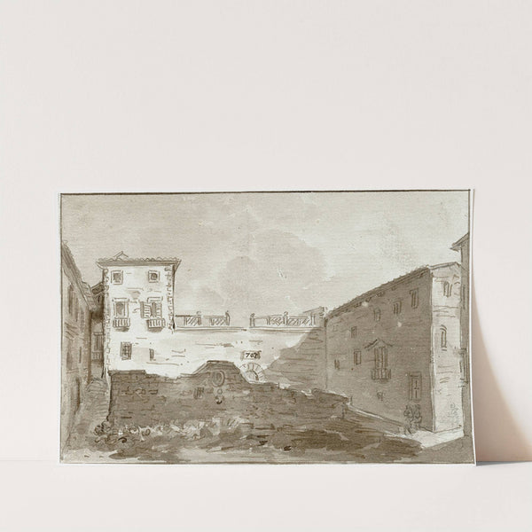 Gezicht in de omgeving van Gerona by Otto Howen