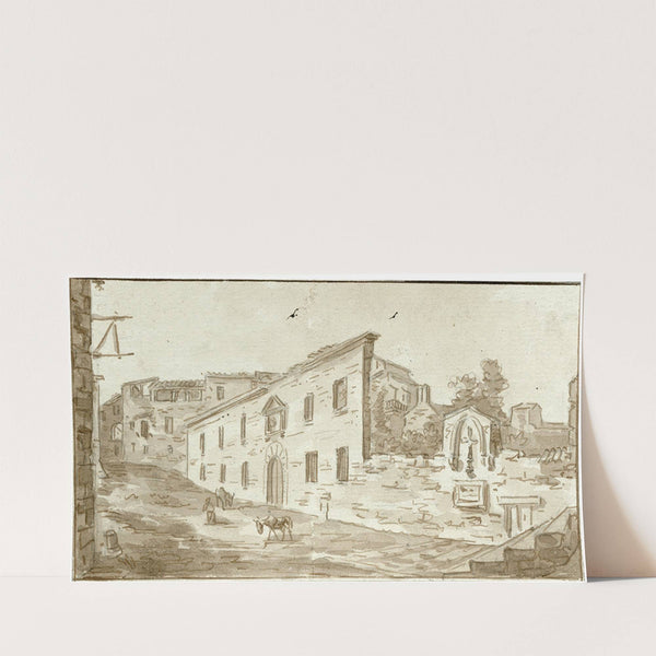 Gezicht in de omgeving van Gerona by Otto Howen