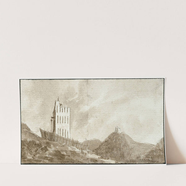 Gezicht in de omgeving van Gerona by Otto Howen