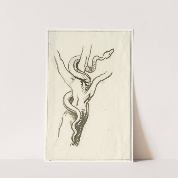 Gezicht in de Pyrenéén by Otto Howen