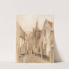 Gezicht in de Ridderstraat te Hattem by Johannes Bosboom