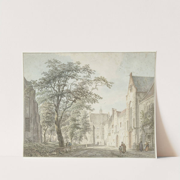 Gezicht in de stad Montfoort by Pieter Jan van Liender