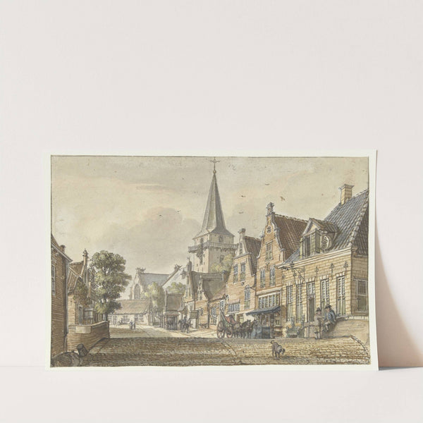 Gezicht in het dorp Harmelen by Jan de Beijer