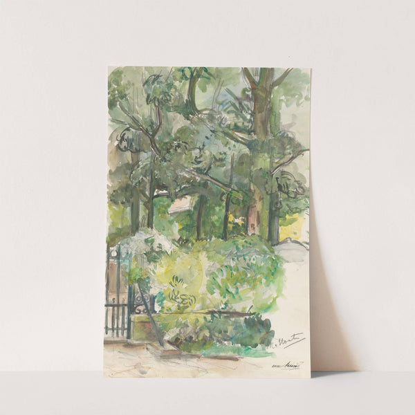 Gezicht in tuin by Barbara Elisabeth van Houten