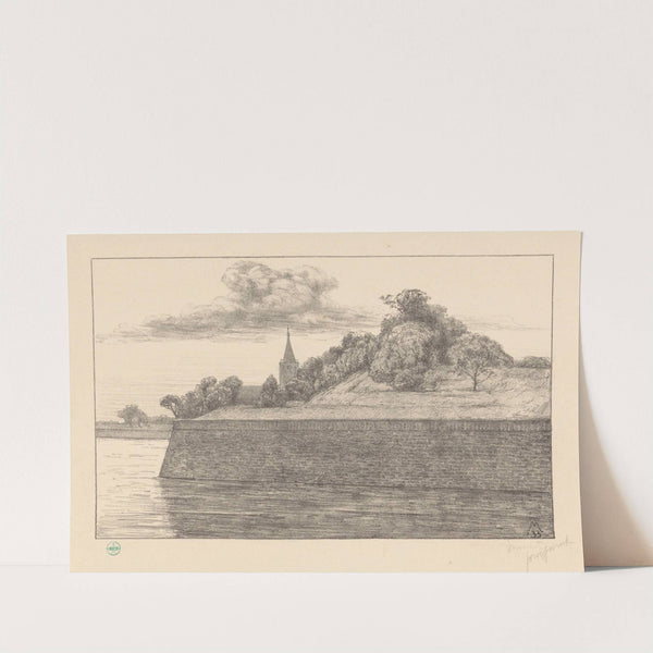 Gezicht op bastion Promers (1933) by Simon Moulijn