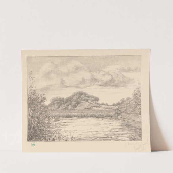 Gezicht op bastion Promers vanaf bastion Oranje (1933) by Simon Moulijn