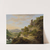 Gezicht op Civita Castellana (1792 - 1809) by Daniël Dupré