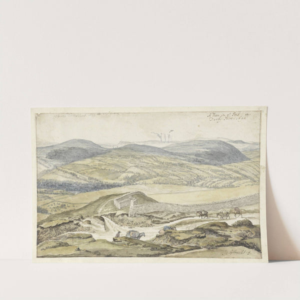 Gezicht op de bergen van High Peak in Derbyshire by Jan Siberechts