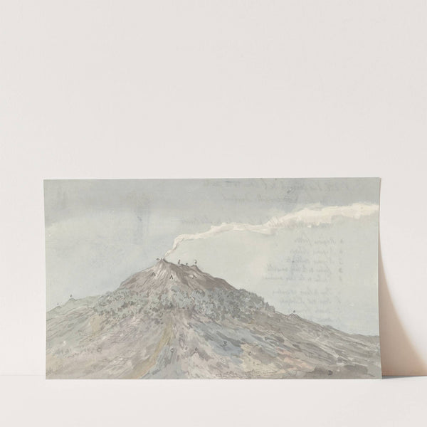 Gezicht op de Etna gezien vanuit het zuidwesten (1778) by Willem Carel Dierkens