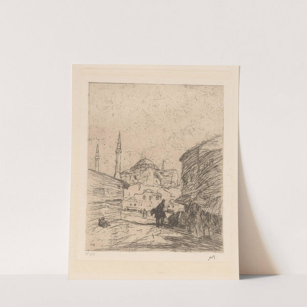 Gezicht op de Hagia Sophia (1888) by Marius Bauer