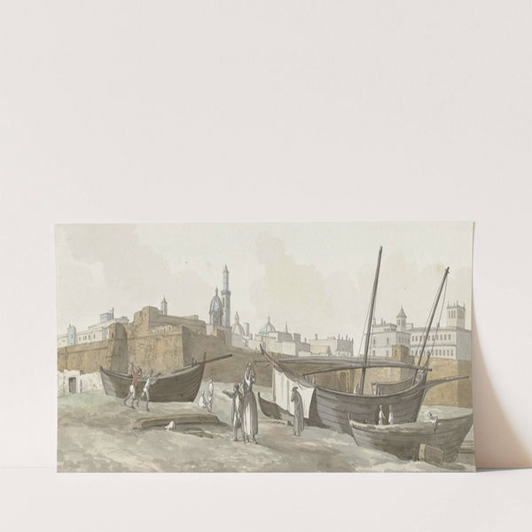 Gezicht op de haven van Bari aan de zuidkant (1778) by Abraham-Louis-Rodolphe Ducros
