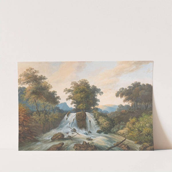 Gezicht op de rivier van Kema, Waterhaalplaats by Charles William Meredith van de Velde