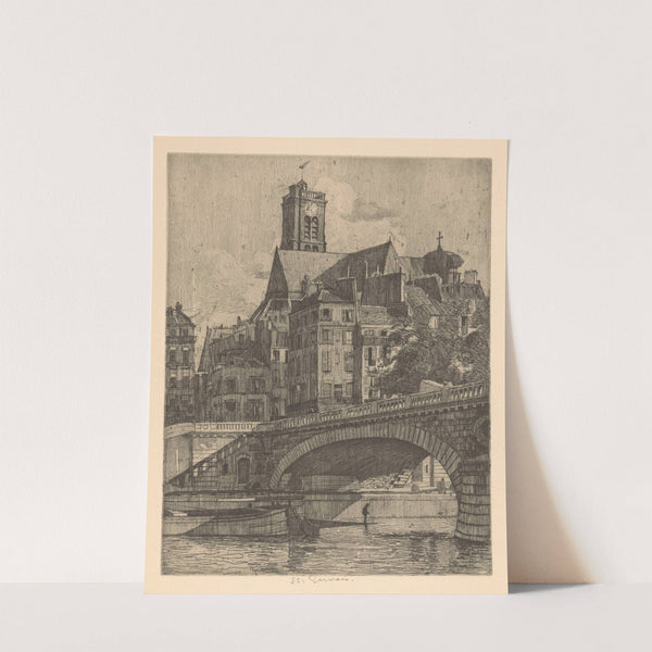 Gezicht op de Saint-Gervais in Parijs by Martin Monnickendam