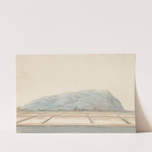 Gezicht op de zoutpannen van Trapani (1778) by Abraham-Louis-Rodolphe Ducros