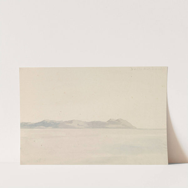 Gezicht op Golf van Napels vanaf kade bij kerk Santa Maria del Carmine (1778) by Abraham-Louis-Rodolphe Ducros