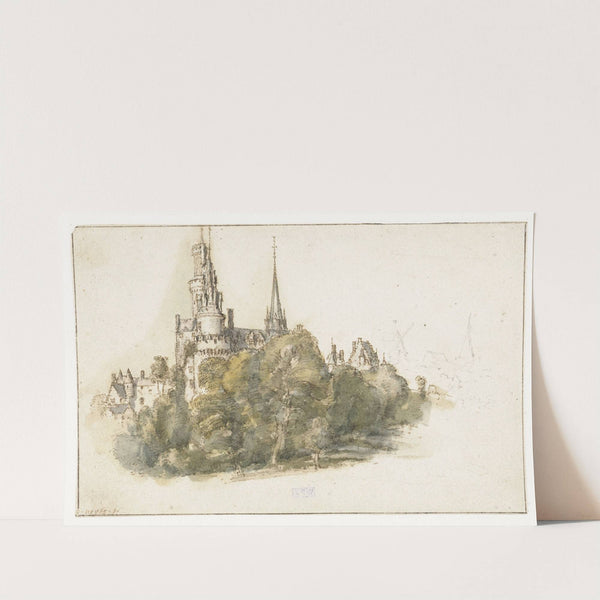 Gezicht op het Château d'Antonius te Antoine by Gillis Neyts