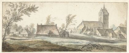 Gezicht op het dorp Soest (1619 - 1690)